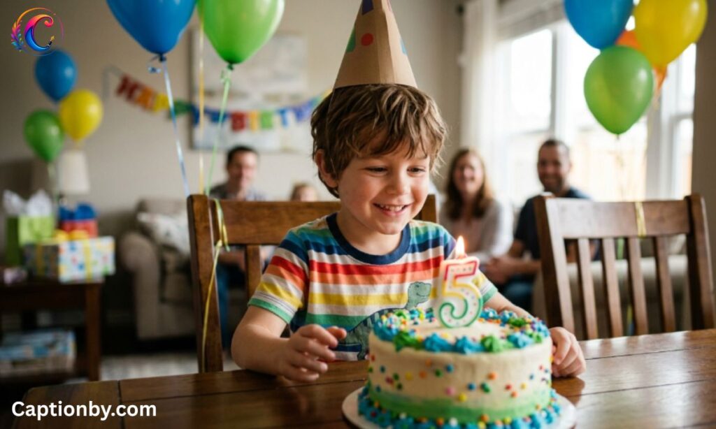 5th Birthday Caption For Son 👦