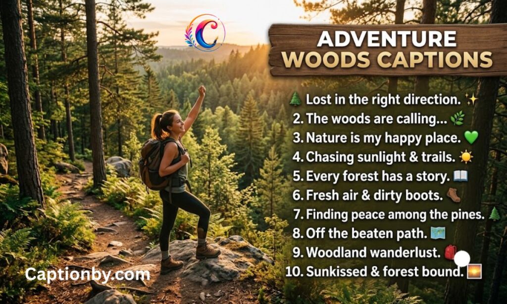 _Adventure Woods Captions For Instagram