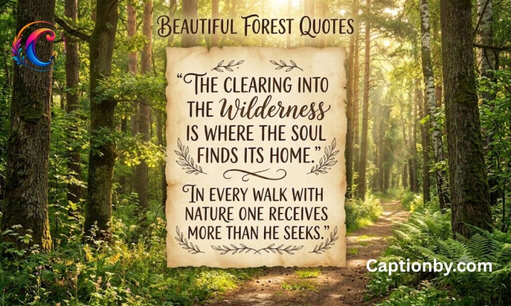 _Beautiful forest quotes