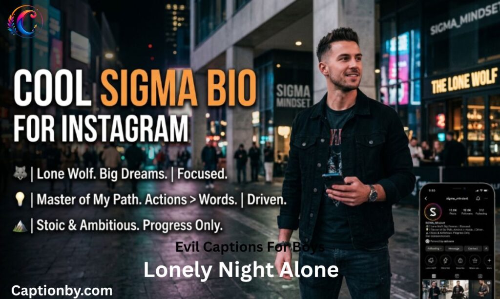 Cool Sigma Bio For Instagram
