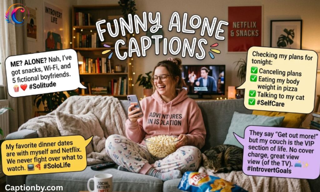 Funny Alone Captions For Instagram