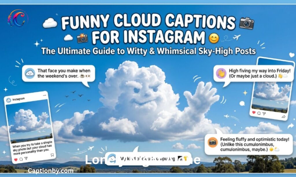 Funny Cloud Captions For Instagram