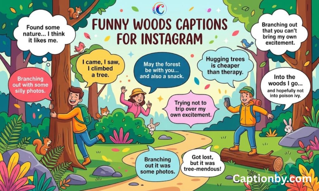 Funny Woods Captions For Instagram