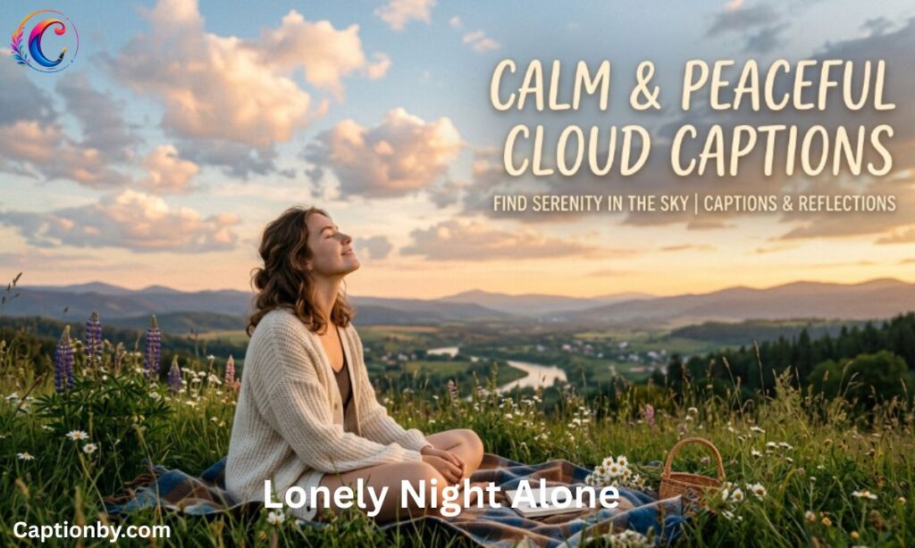 💙 Calm & Peaceful Cloud Captions