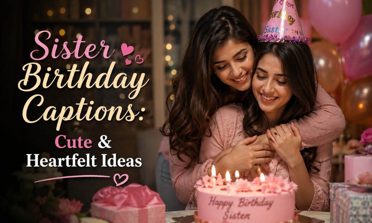 240+ Sister Birthday Captions Cute  & Heartfelt Ideas  (1)