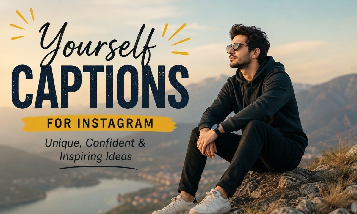 250+ Yourself Captions for Instagram Unique, Confident & Inspiring Ideas