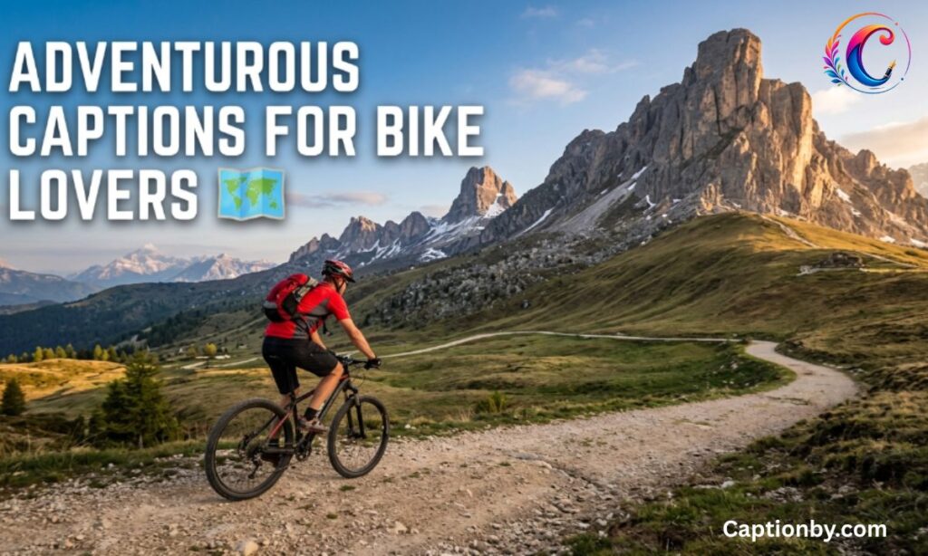 Adventurous Captions for Bike Lovers 🗺️