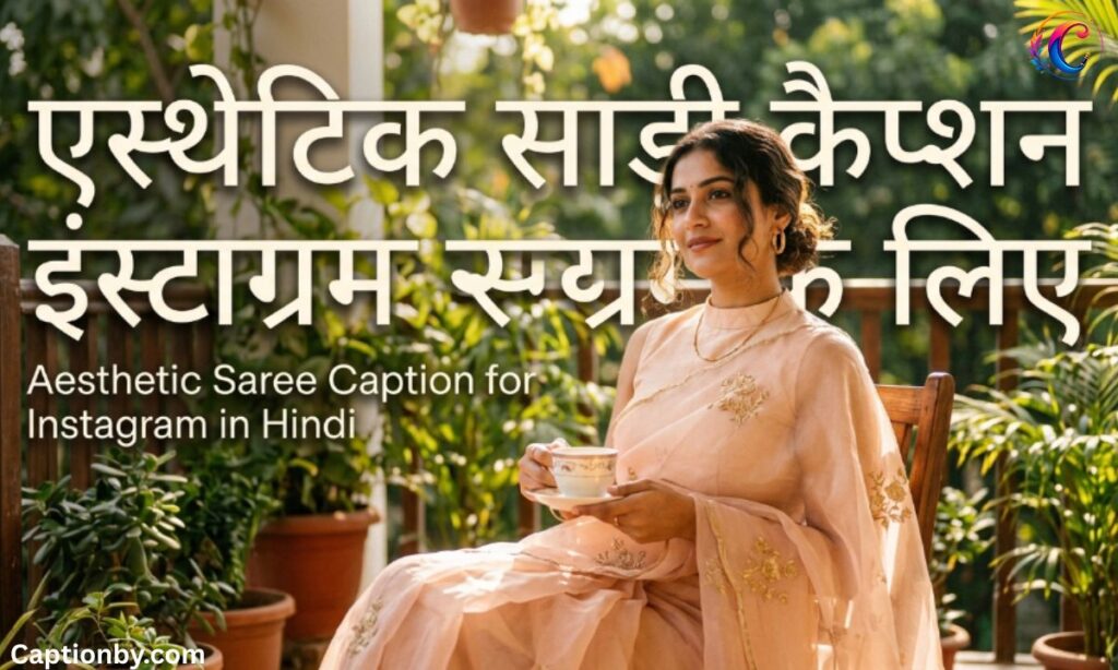 Aesthetic Saree Caption for Instagram in Hindi
