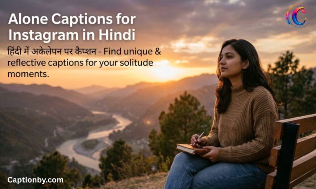 Alone Captions for Instagram in Hindi