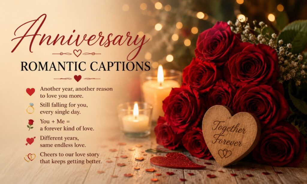Anniversary Romantic Captions