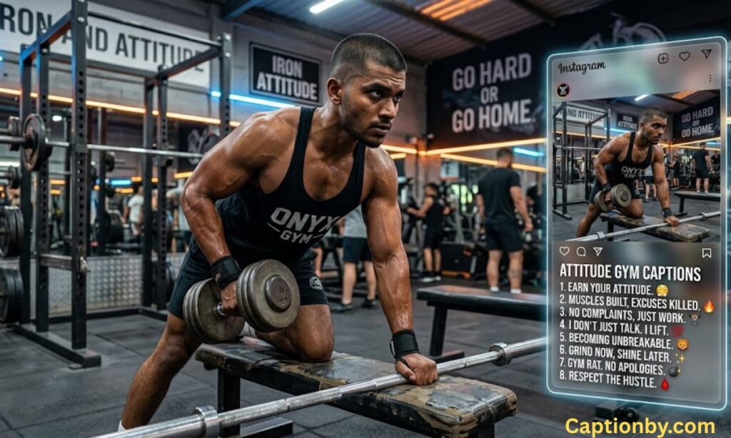 Attitude Gym Captions for Instagram