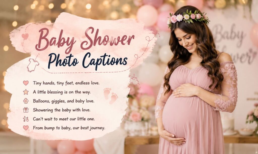 Baby Shower Photo Captions 🍼📸💖