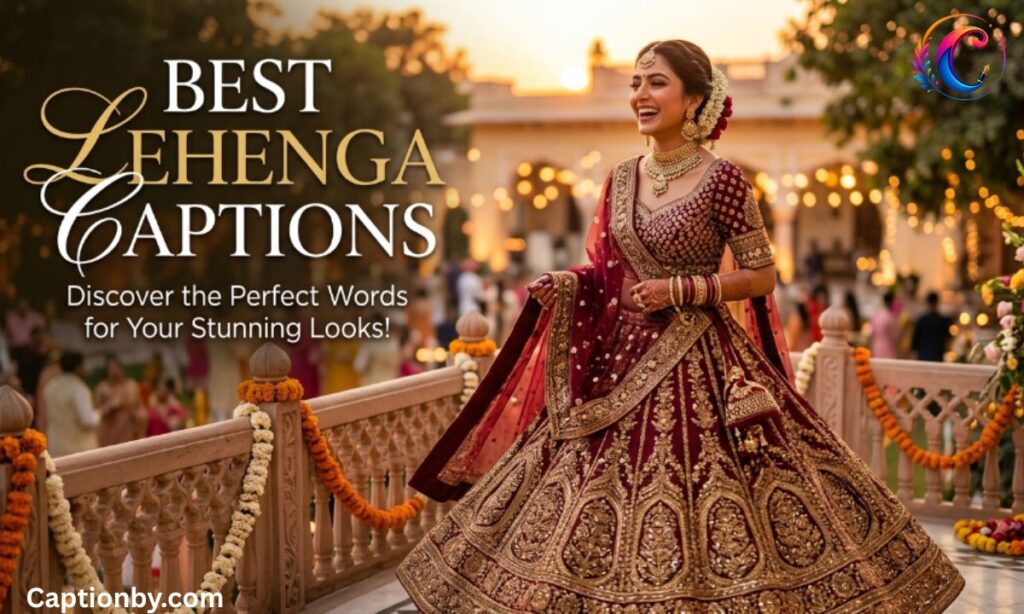 Best Lehenga Captions for Instagram