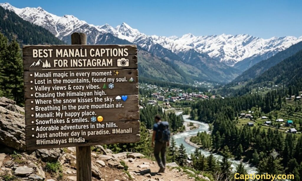 Best Manali Captions for Instagram