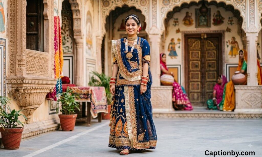 Captions for Rajasthani Look in Hindi