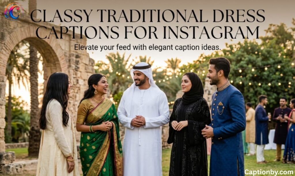 Classy Traditional Dress Captions for Instagram