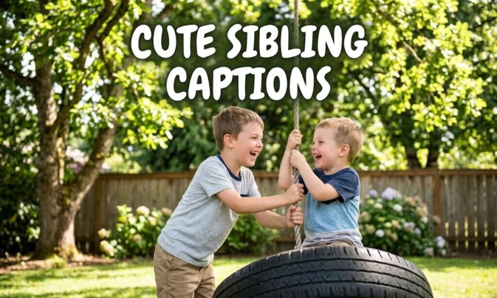 Cute Sibling Captions
