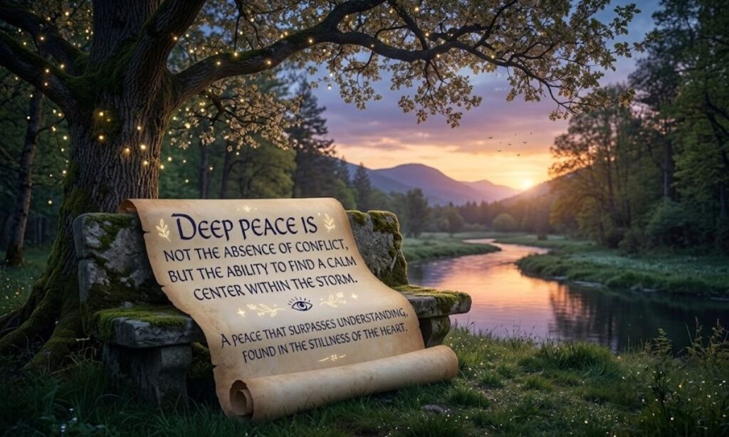 Deep Peace Meaning Quotes
