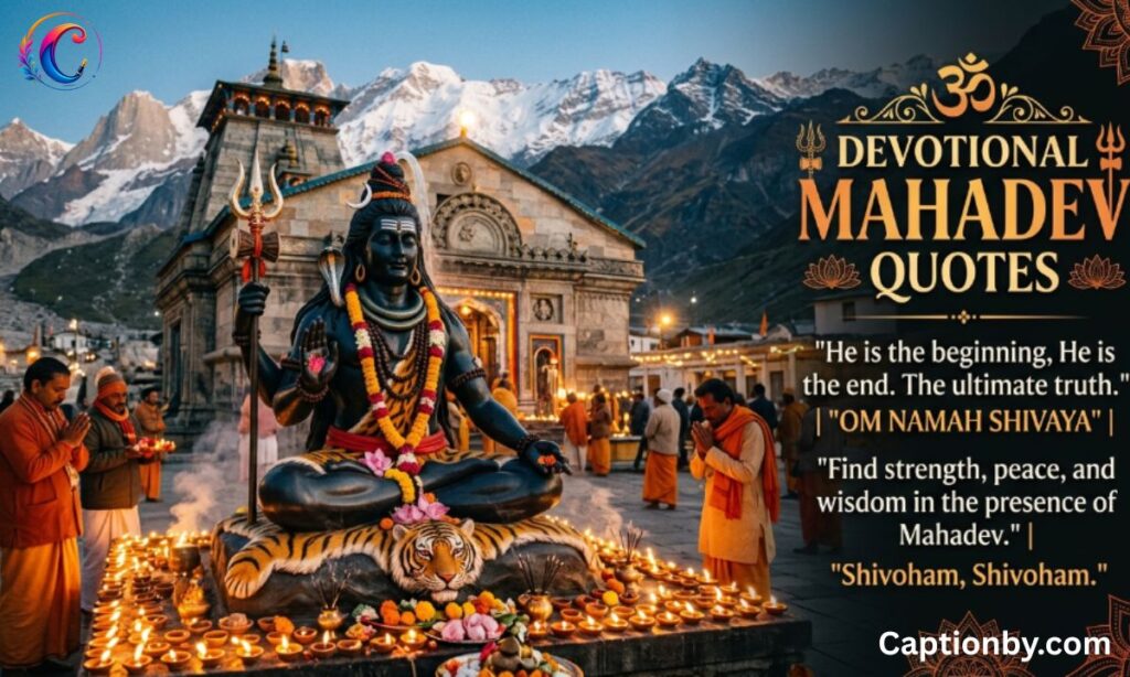 Devotional Mahadev Quotes