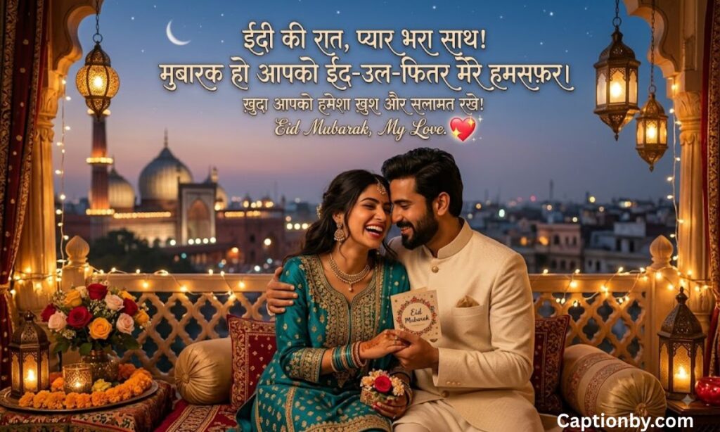 Eid Mubarak Wishes for Love Partner in Hindi 💞