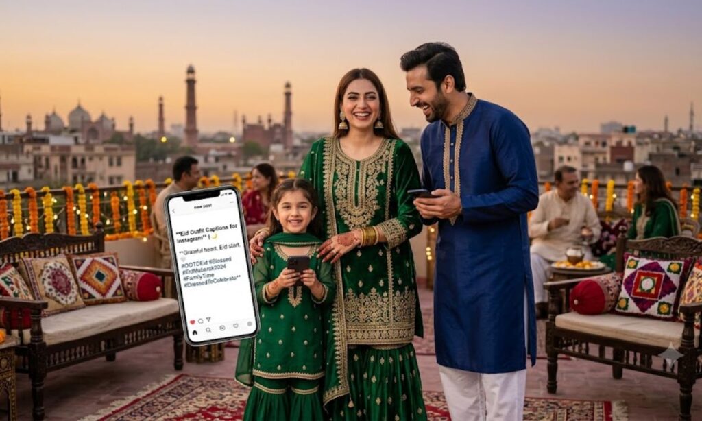 Eid Outfit Captions for Instagram