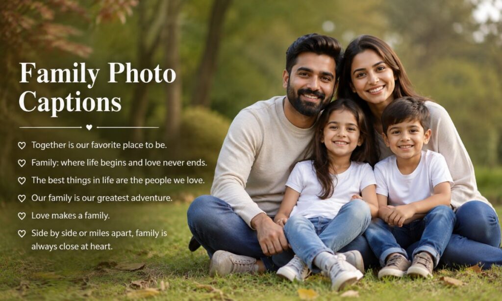 Family Photo Captions