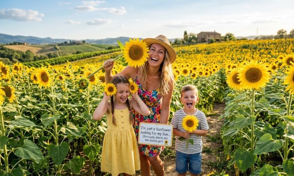 Funny Sunflower Captions