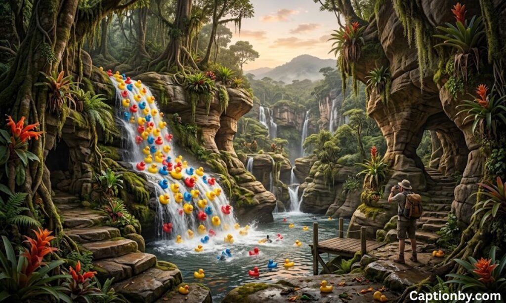 Funny Waterfall Captions for Instagram 😂