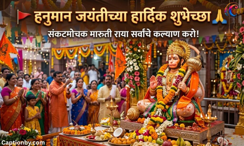 Hanuman Jayanti Caption in Marathi 🚩🙏