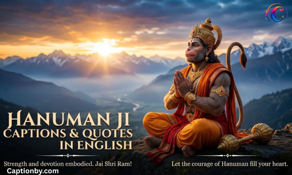 Hanuman Ji Captions and Quotes in English
