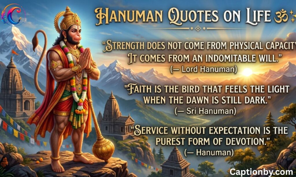 Hanuman Quotes on Life 🕉️✨