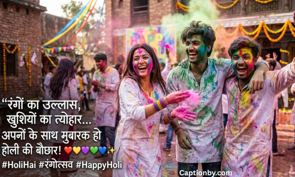 Holi Caption for Instagram in Hindi