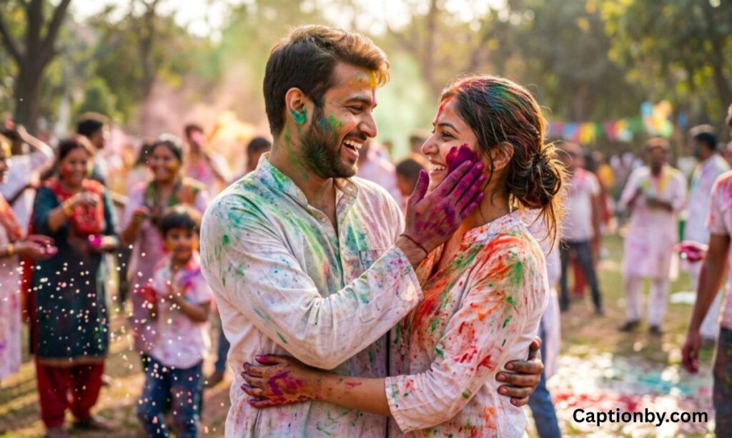 Holi Caption for Love 💞