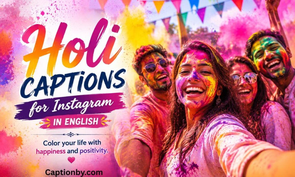 Holi Captions for Instagram in English