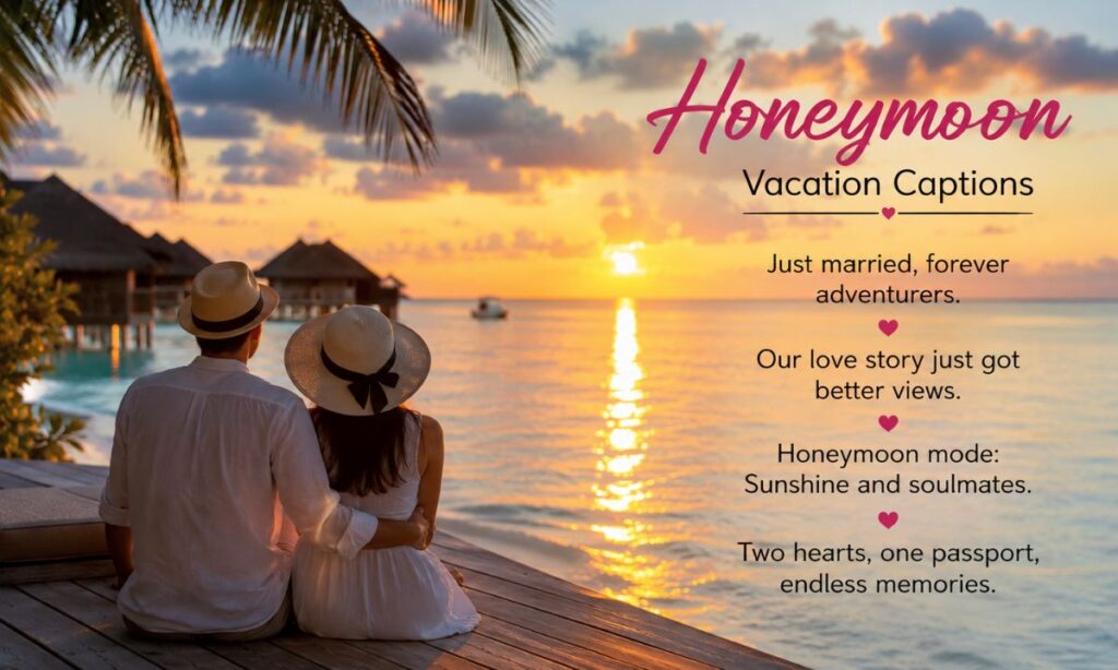 Honeymoon Vacation Captions