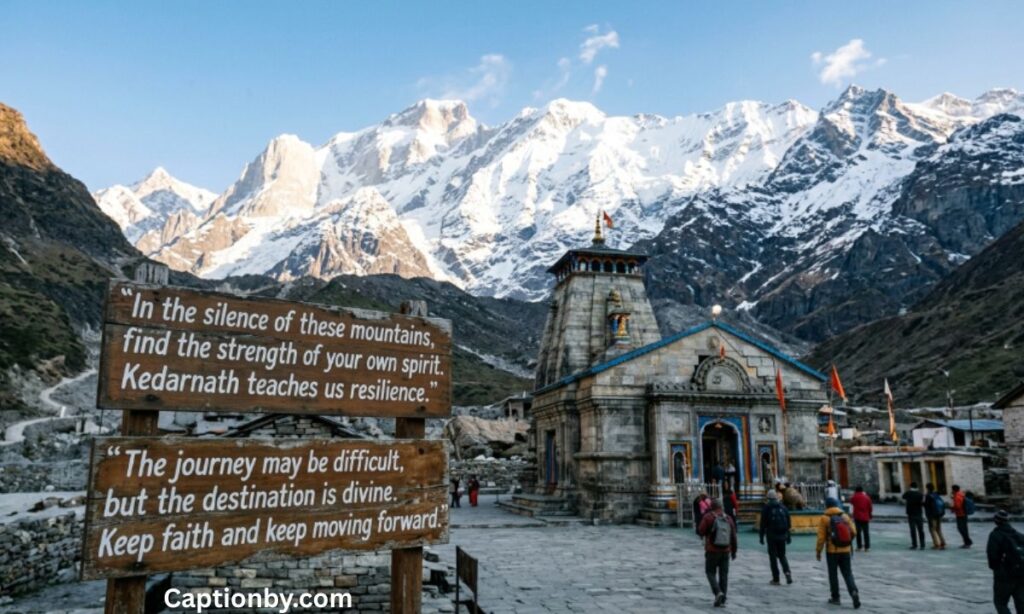 Kedarnath Quotes (Spiritual & Motivational)