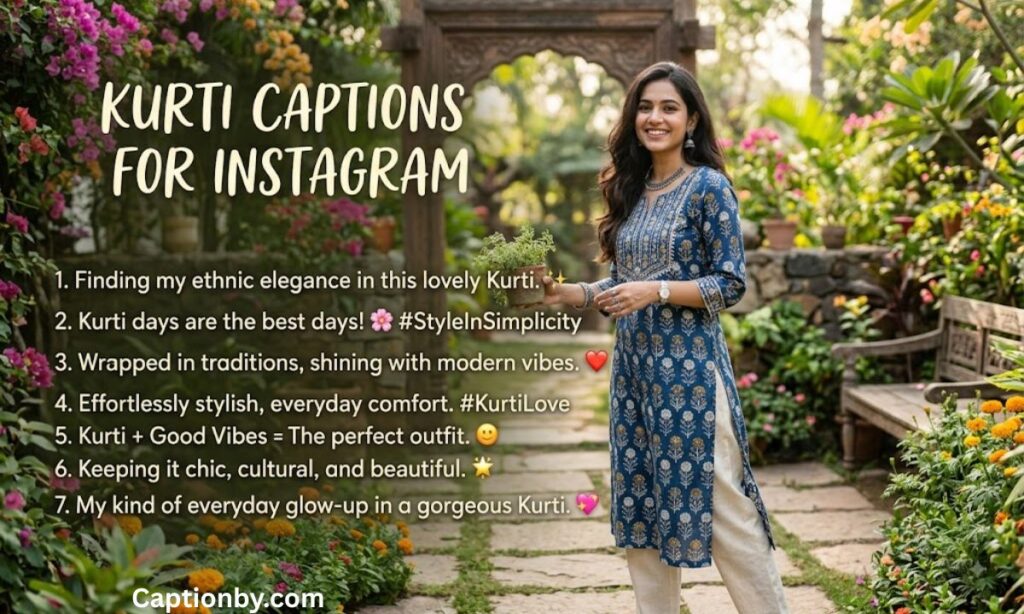 Kurti Captions for Instagram in English