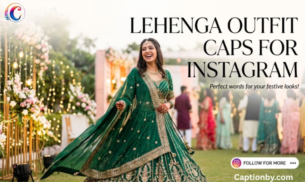 Lehenga Outfit Captions for Instagram