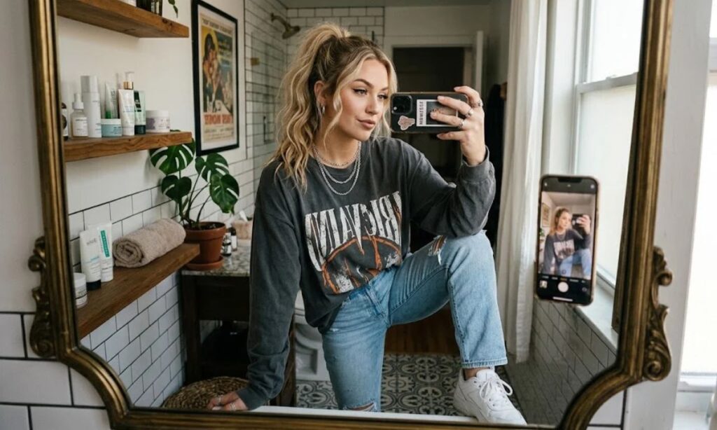 Mirror Selfie Baddie Captions