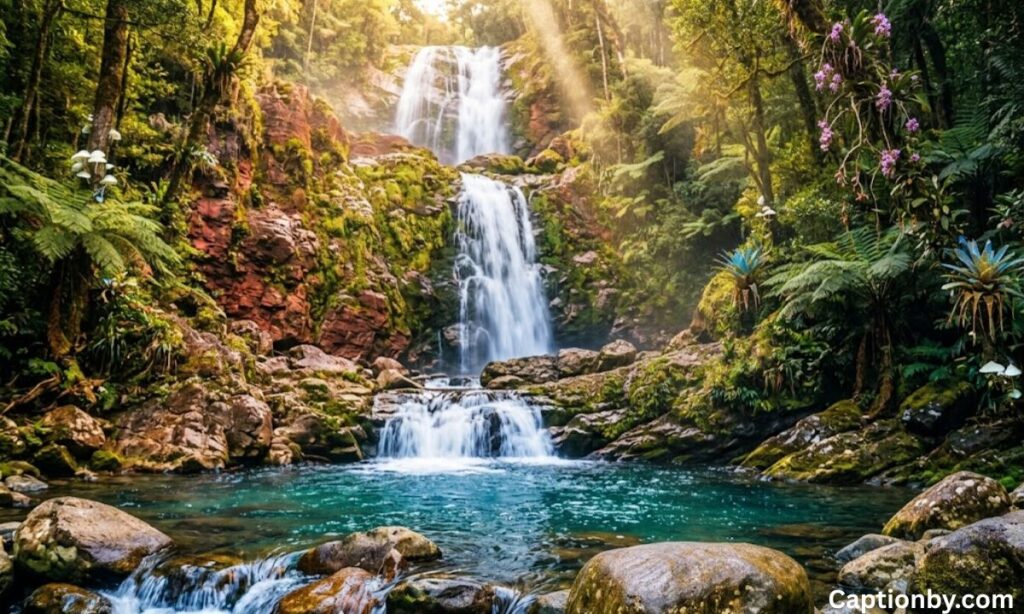 Nature Waterfall Captions for Instagram 🌿
