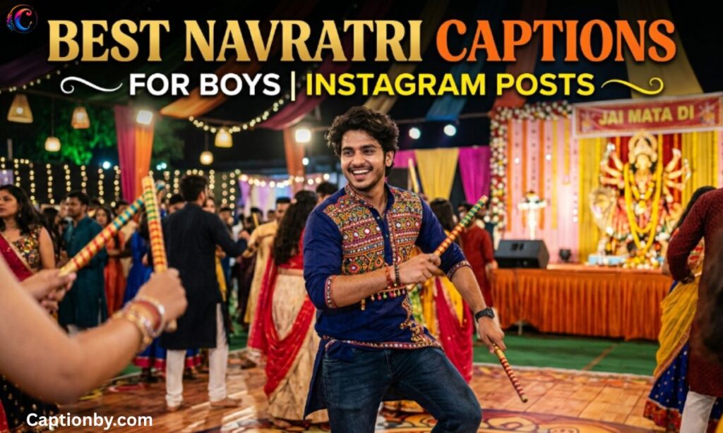 Navratri Captions for Instagram for Boy
