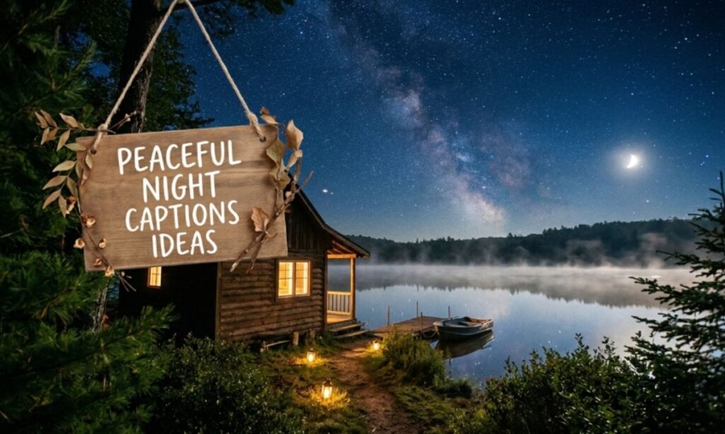 Peaceful Night Captions Ideas