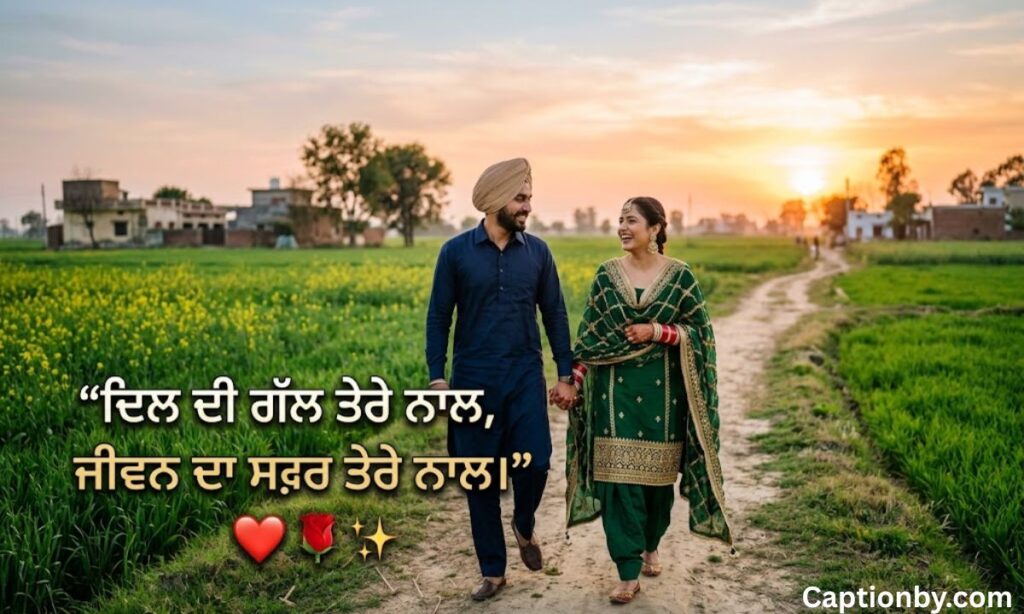 Punjabi Captions for Instagram for Couple