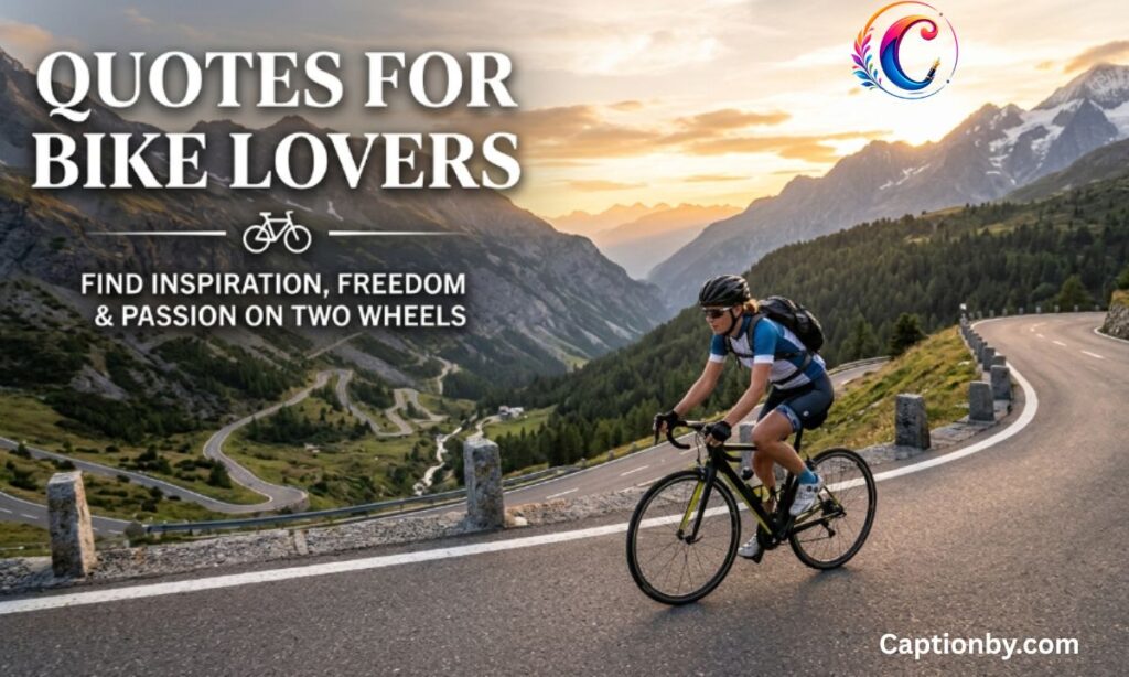 Quotes for Bike Lovers 💬