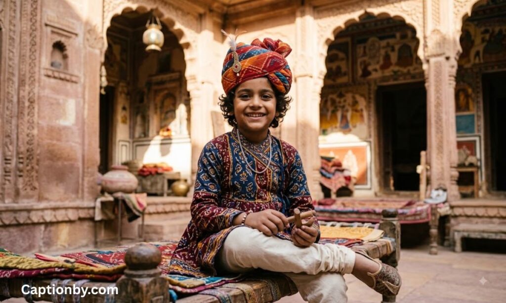 Rajasthani look for boy