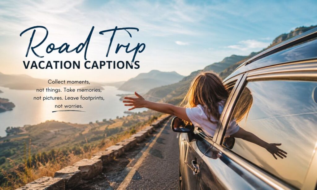 Road Trip Vacation Captions