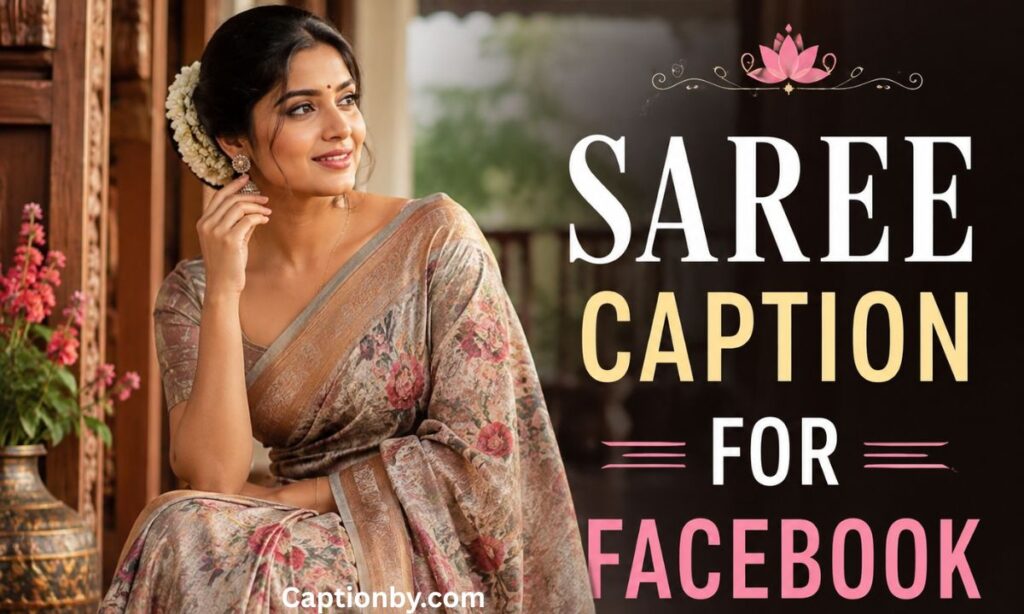 Saree Caption For Facebook