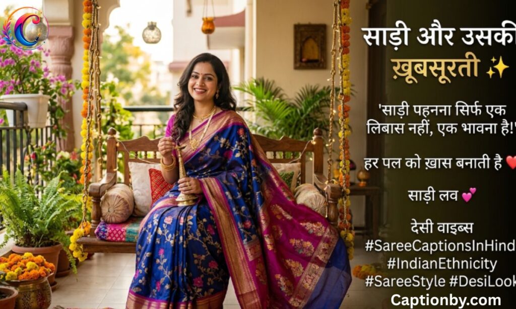 Saree Caption for Instagram in Hindi