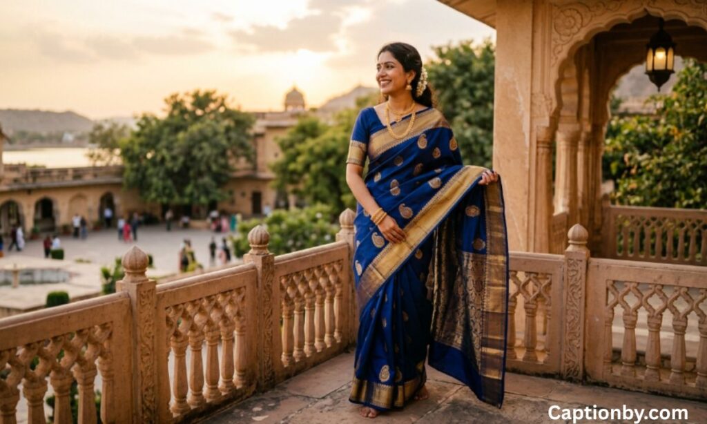 Saree Captions In English
