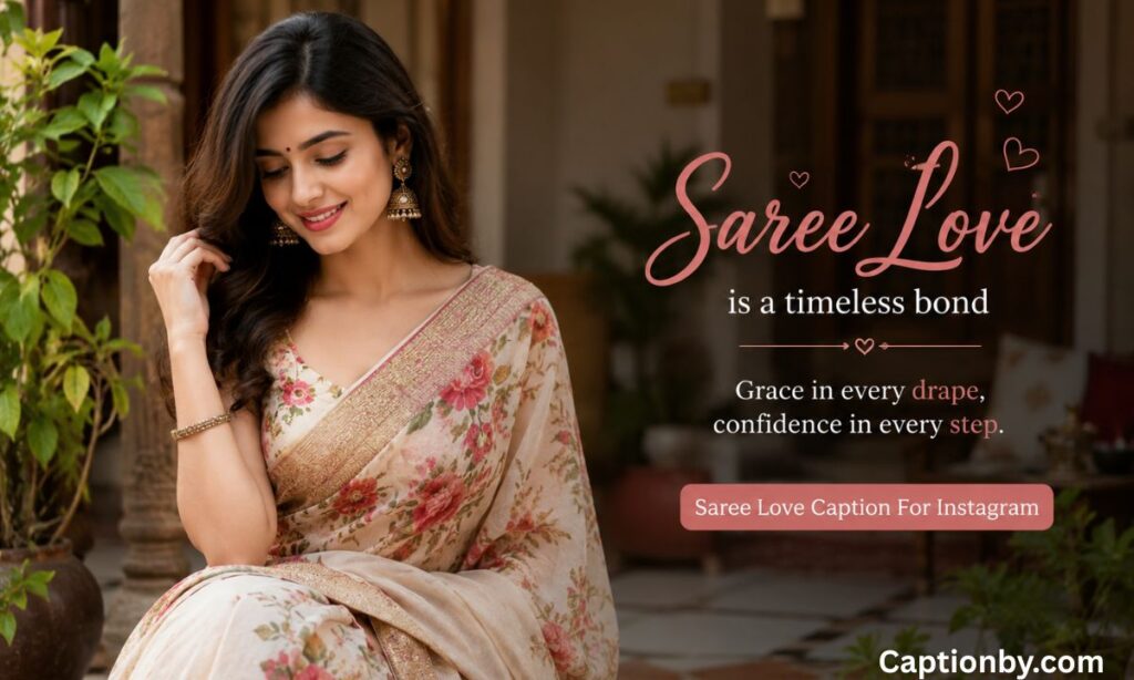 Saree Love Caption For Instagram